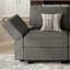 Ensemble de canapé modulaire surdimensionné en forme de U avec siège de rangement et grand canapé convertible Neemi-256618518