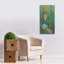  «Aquatic Life 1» par Chariklia Zarris, art mural sur toile, 20 po x 40 po