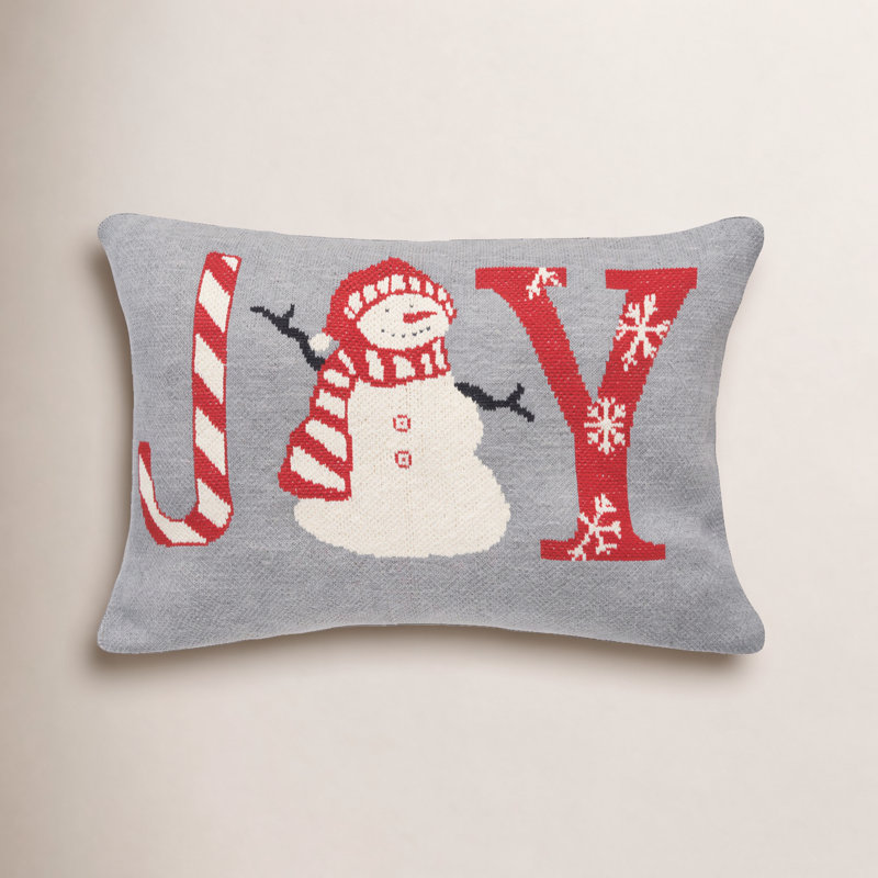 Alura 24" x 24" Cotton Throw Pillow, Joy