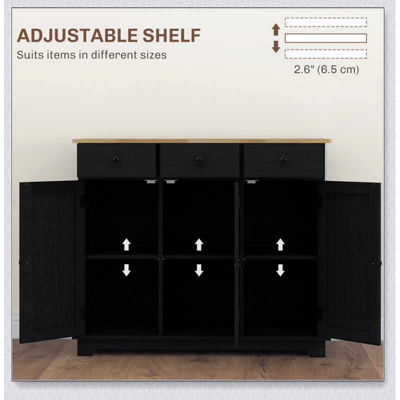 Armoire d'appoint avec tiroir, Bois