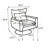 360-Degree Swivel Accent Chair with a Pillow-2068247693