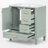 30.03 " W Freestanding Standard Free Standing 1 Single Vanity Bathroom Vanity With Ceramic Top-308877493
