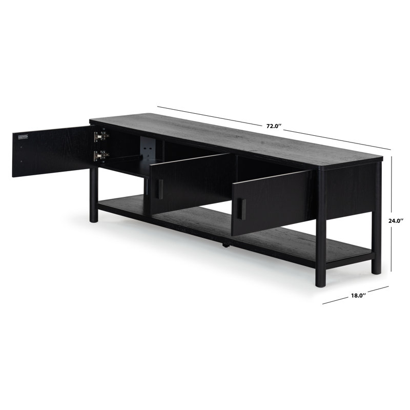 Jaylessa TV Stand, Black