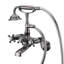3 Handle Bathroom Clawfoot Tub Faucet with Diverter-64610313