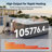 105,000 Btu Propane Pool & Spa Heater, Fast Heating For Above Ground Pools & Hot Tubs, Portable With Digital Thermostat & Wheels