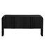 U_STYLE 63Inch Wavepattern Console Table With 4 Doors And Adjustable Shelf,Curved Design Sofa Table Behind Couch,Rustic Narrow Entryway Table For Living Room, Foyer And Hallway