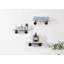 Tablettes flottantes avec tuyaux industriels, étagères de rangement murales en bois, ensemble de 3, blanc cassé-838093521