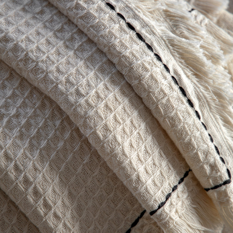 Gallery Direct Throw, Cream
