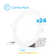 6" Ultra Slim 3000K LED Canless Recessed Lighting Kit