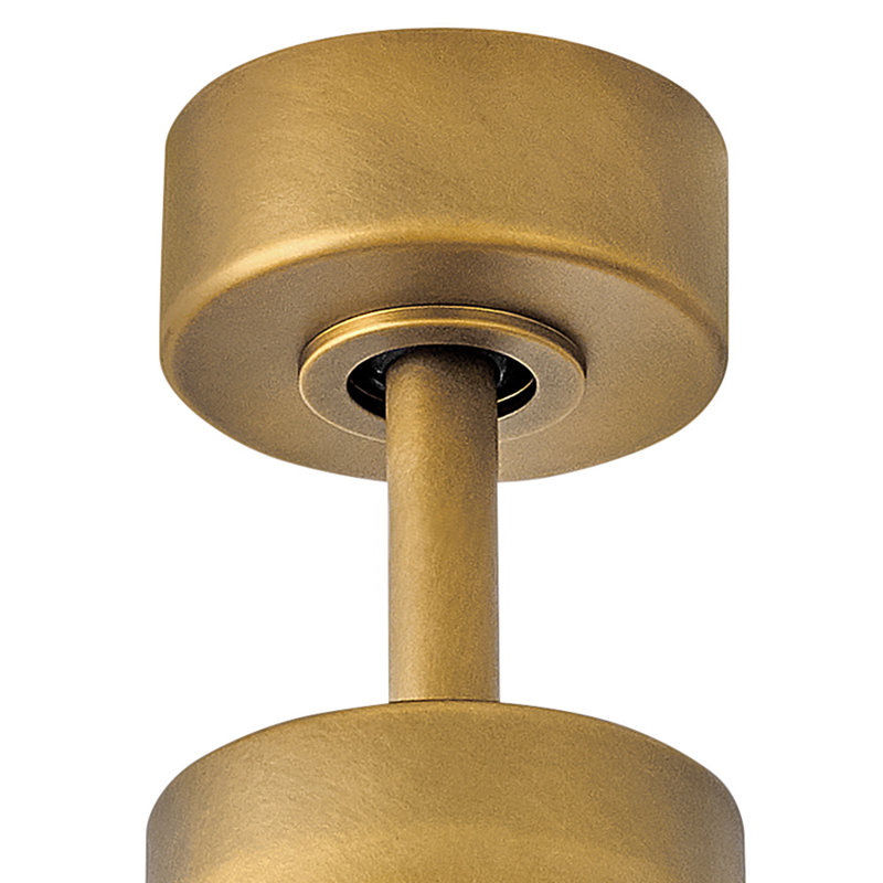 Atticus 56-in Integrated LED Smart Fan w/ HIRO control, Black/Gold