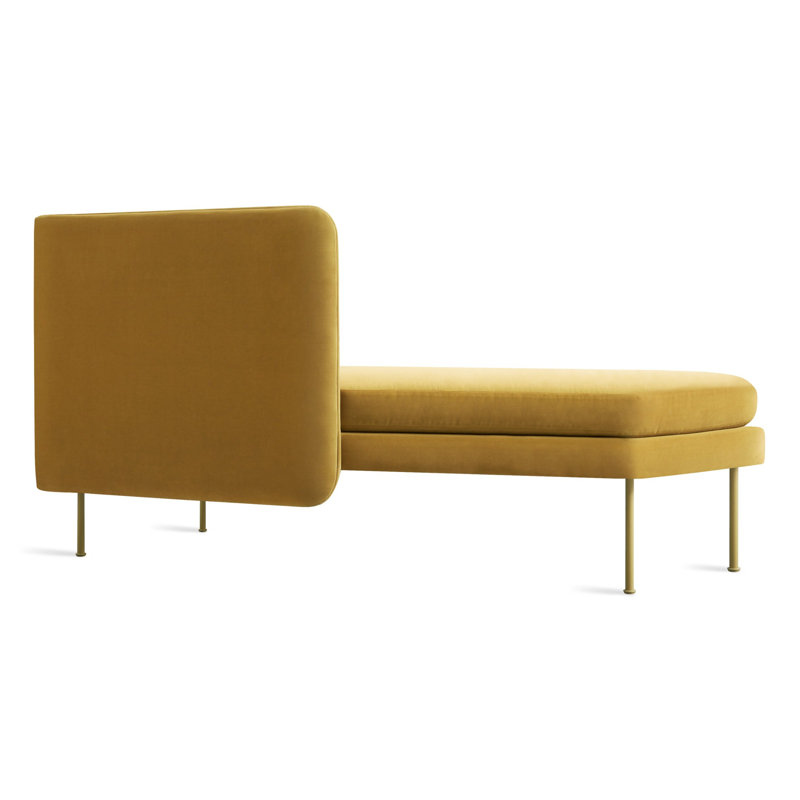 Bloke Chaise Lounge, Rostenkowski Blue, Rostenkowski Blue, Right Hand Facing