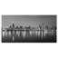 «Chicago Skyline at Night Black and White» - reproduction de photo-415524407-415524395