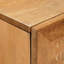 Solid Wood Rectangle Accent Cabinet-1699520355