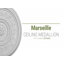Médaillon de plafond H 16,125 po x l 16,125 po Marseille-27786551