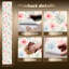 Papier peint auto-adhésif à motif floral Hibiscus Monstera à motif de feuilles de l 17,7 po x H 118 po adhésif auto-adhésif amovible pour les chambres de bébé-129456467