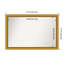 Townhouse Gold Non-Beveled Bathroom Wall Mirror-1016737486