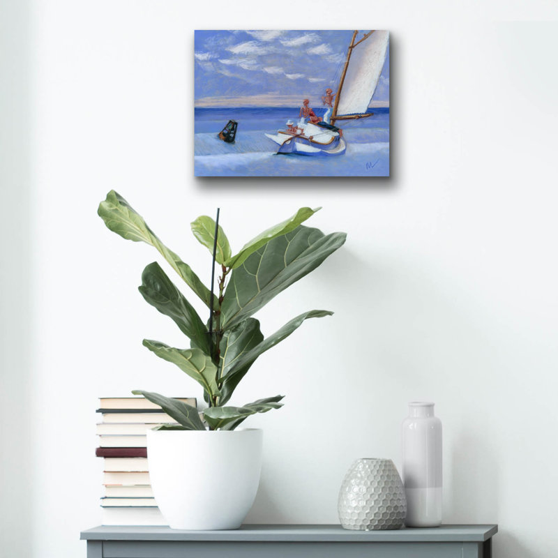«Ground Skel» par Marie Marfia Fine Art, H 12 po x l 16 po