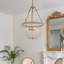 Luminaire suspendu géométrique 3 lumières Dianthus