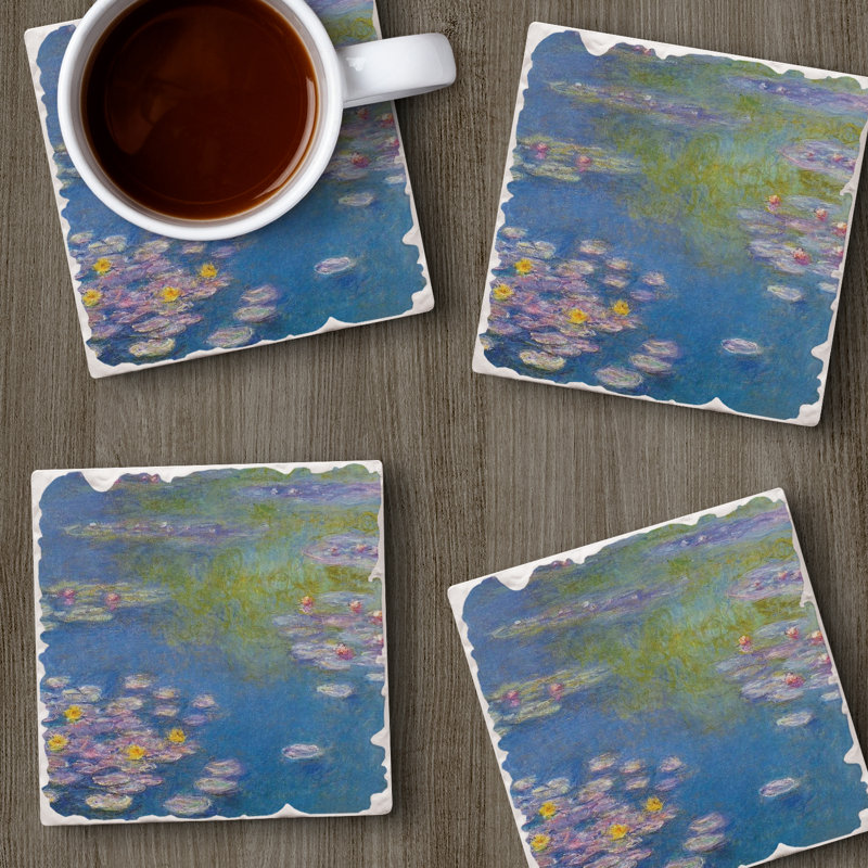 Paquet de 4 sous-verres Thetystone Monet