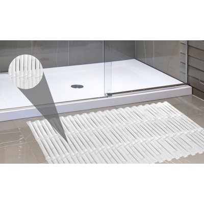 Tapis pour salle de bain en bambou