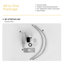 Robinet de lavabo pour salle de bain à poignée simple 6 "certifié CUPC Harlow-126707625