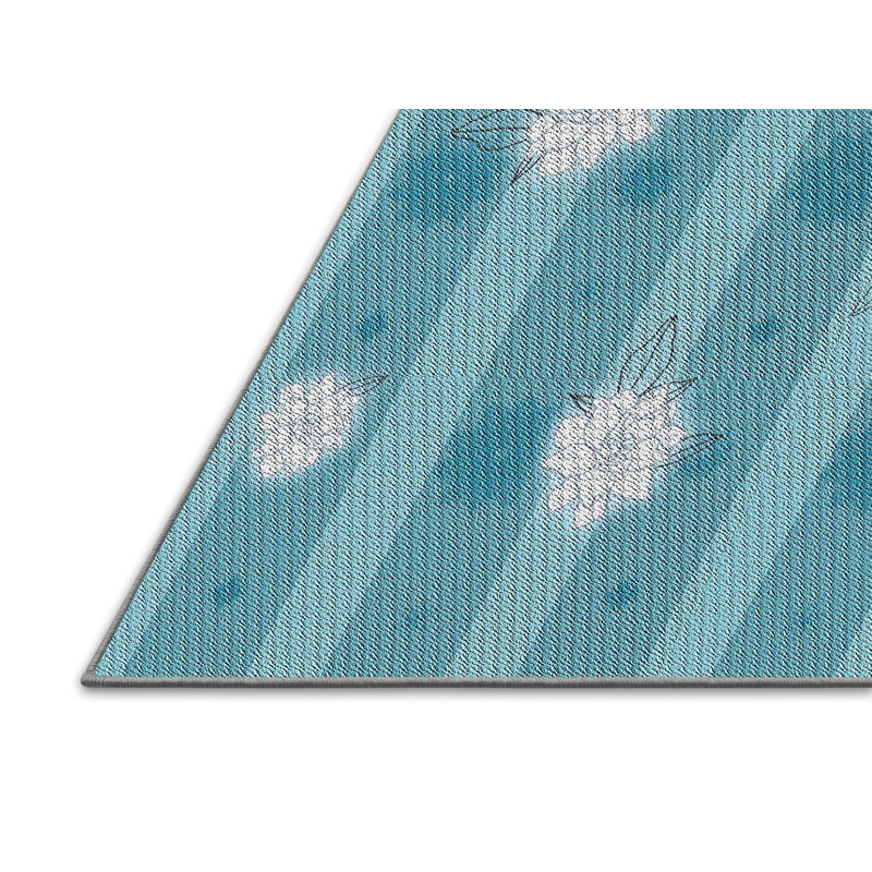 Tapis bleu Iolo, Rectangle 5 pi x 7 pi