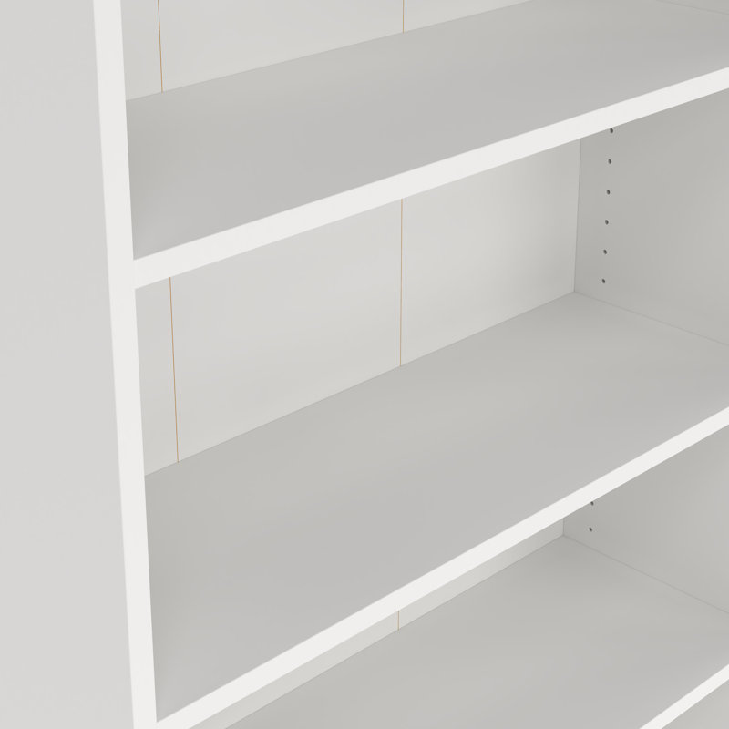 Basic 203.2cm H x 203.2cm W Bookcase, White