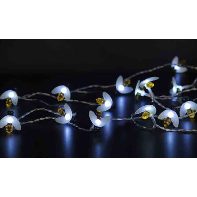 20 SOLAR WHITE BEES - MULTIFUNCTION