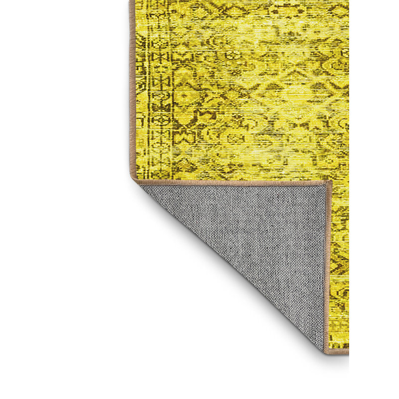 Washable Oriental Indoor Rug, Rectangle 5' x 7'