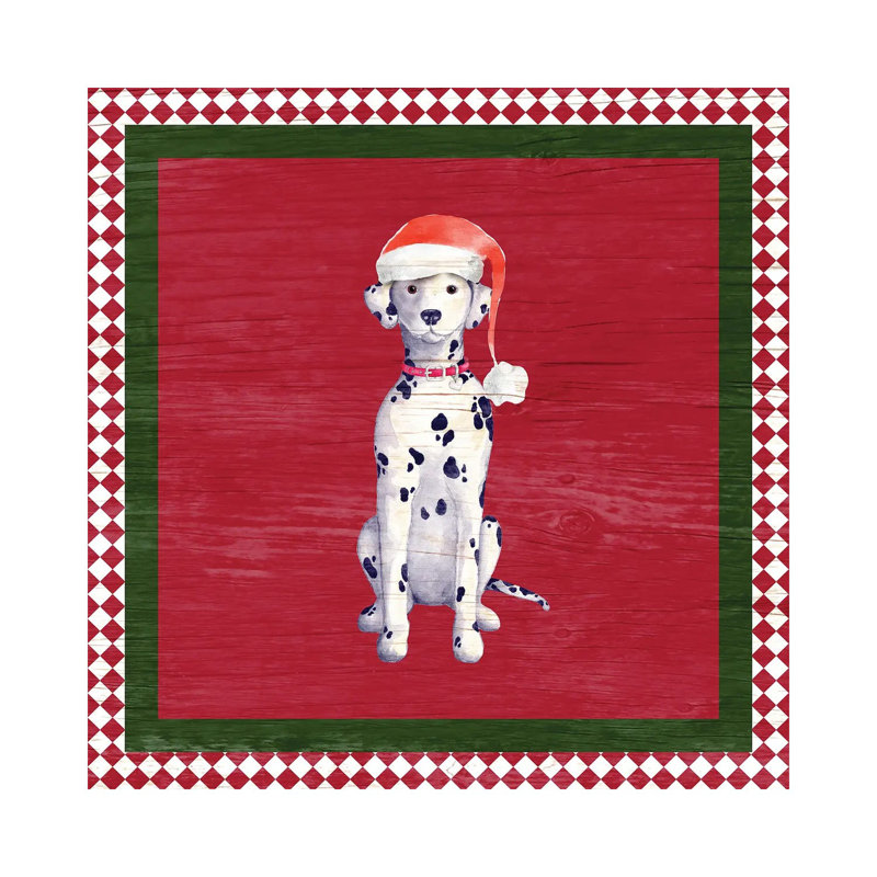 Santa's Little Helper I by Andi Metz - Wrapped Canvas Painting, 66.04 cm H x 66.04 cm W x 3.175 cm D