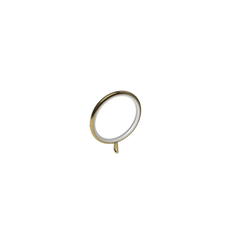 Curtain Rings, Antique Brass, 2.12" - 2.47"