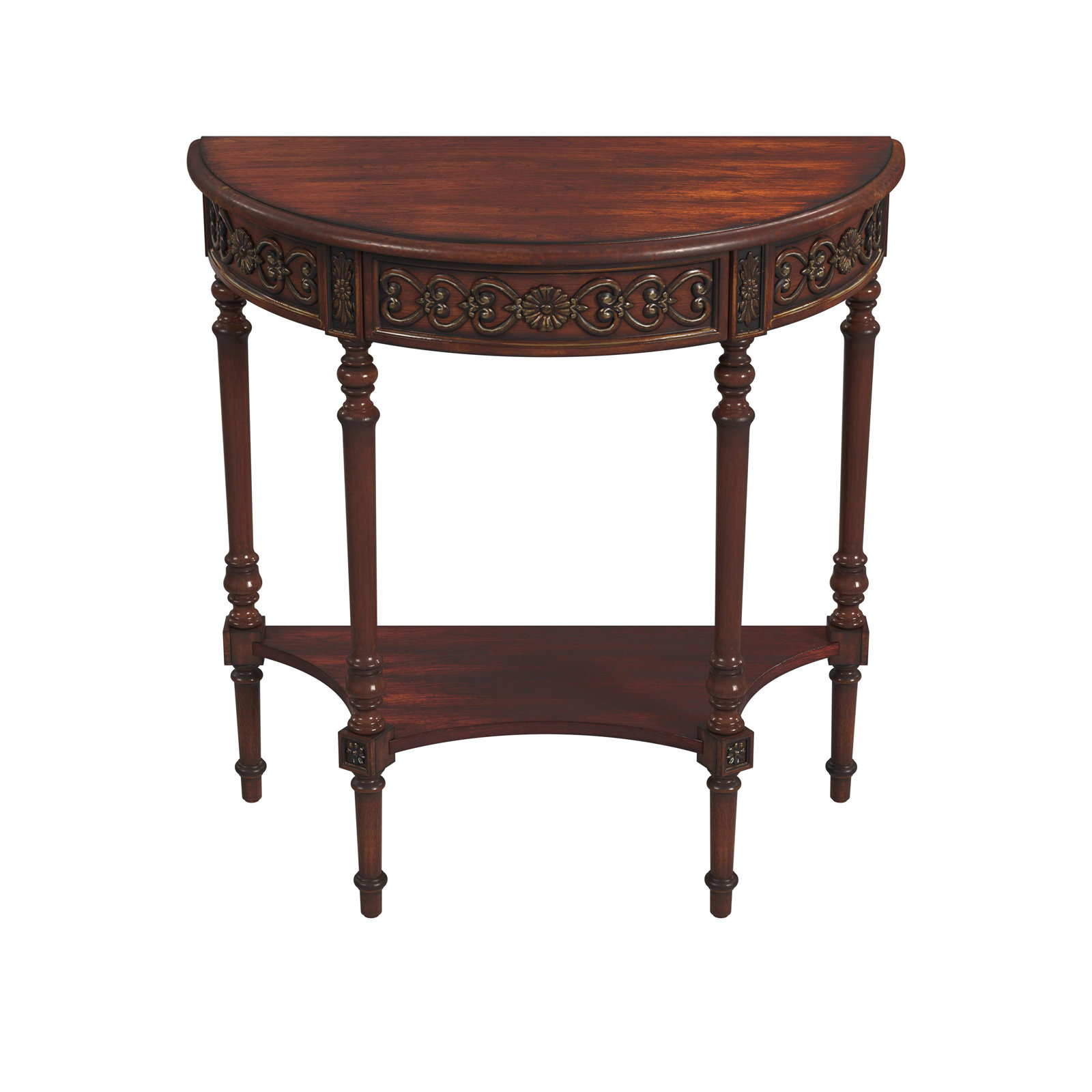 Artjom 30'' Console Table, Dark Cherry
