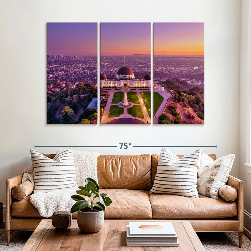 Sireci Griffith Observatory, 42" H x 65" W