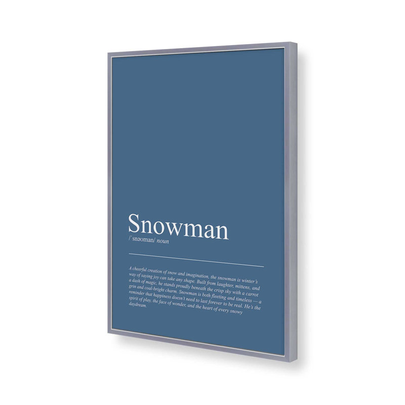 Frosty Wonder, reproduction d'art, 12 po x 16 po, Chrome poli