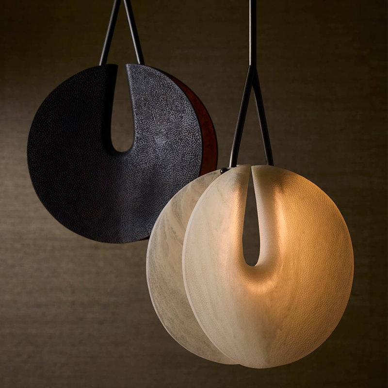Tyche Pendant, Matte Swirl