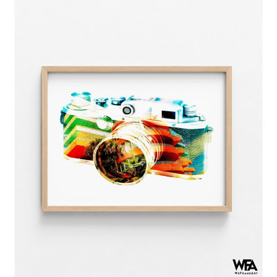 Vintage Miami Decor, Miami Condo Decor, appareil photo rétro affiche, Photo Studio Art, affiche, New Old School Cafe, reproduction d'art 88950