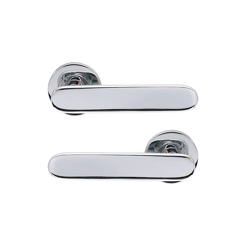 Skyla Lever Door Handle, Polished Chrome