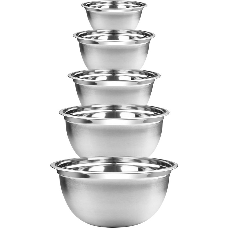 Ensemble de bols à mélanger en acier inoxydable YBM Home