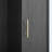 4-in-1 Farmhouse Hall Tree with Storage Bench, Adjustable Shelves & Golden Hooks, Black-364311873