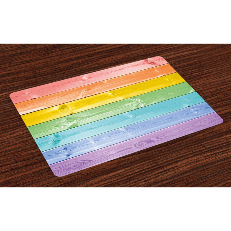 Ashmin Wooden Planks Placemat