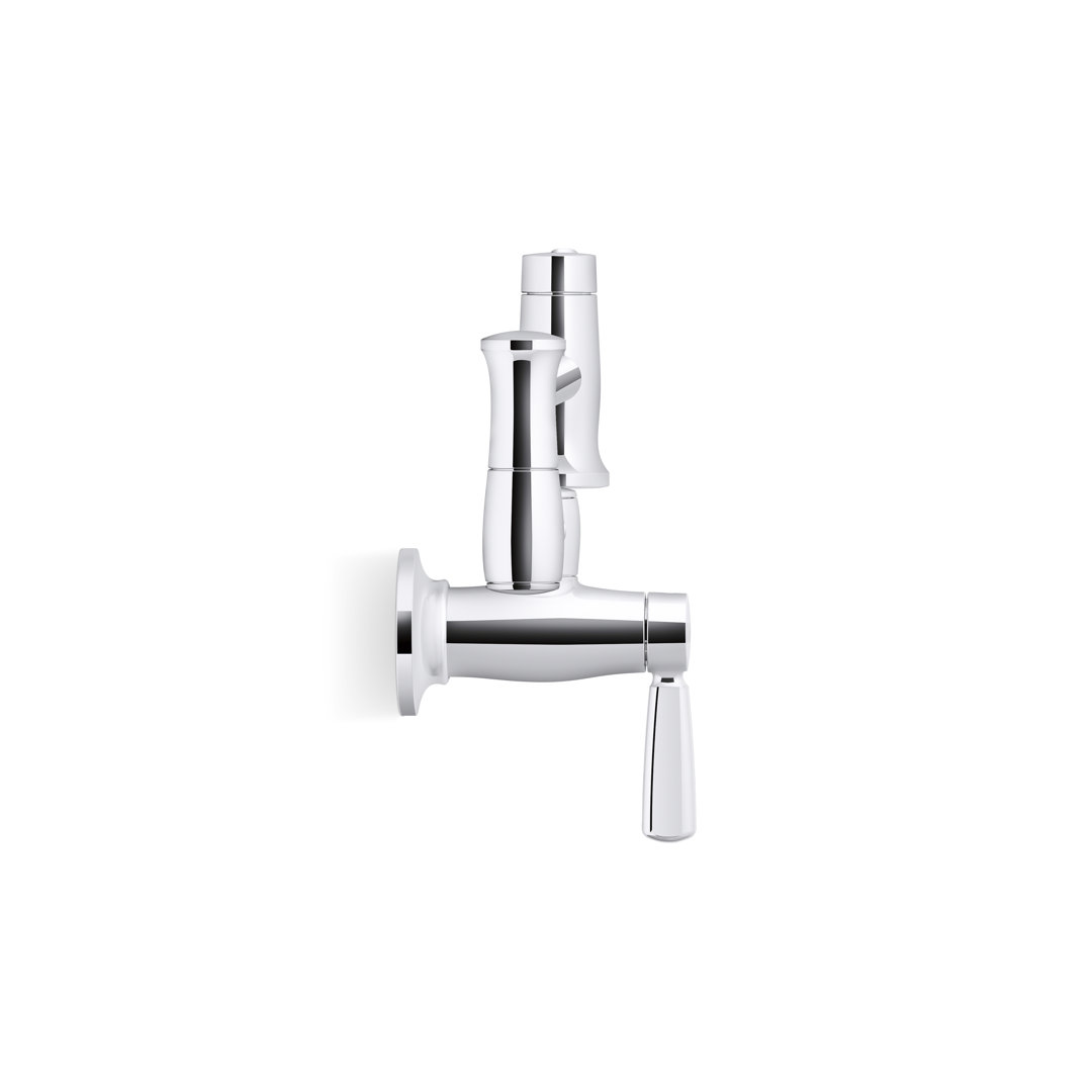 Wall-Mount Pot Filler Faucet, Swing Arm Kitchen Pot Filler Faucet Kohler 