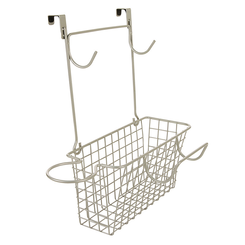 Grid Over The Cabinet Hair Tool Holder, Satin Nickel