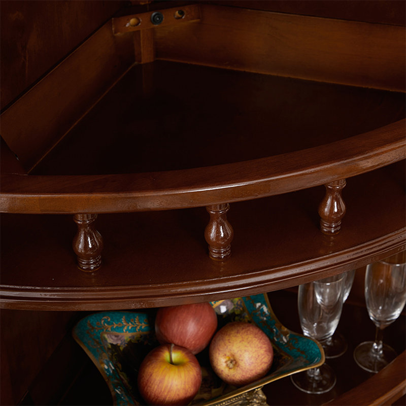 Nut-brown Solid Wood Display Cases