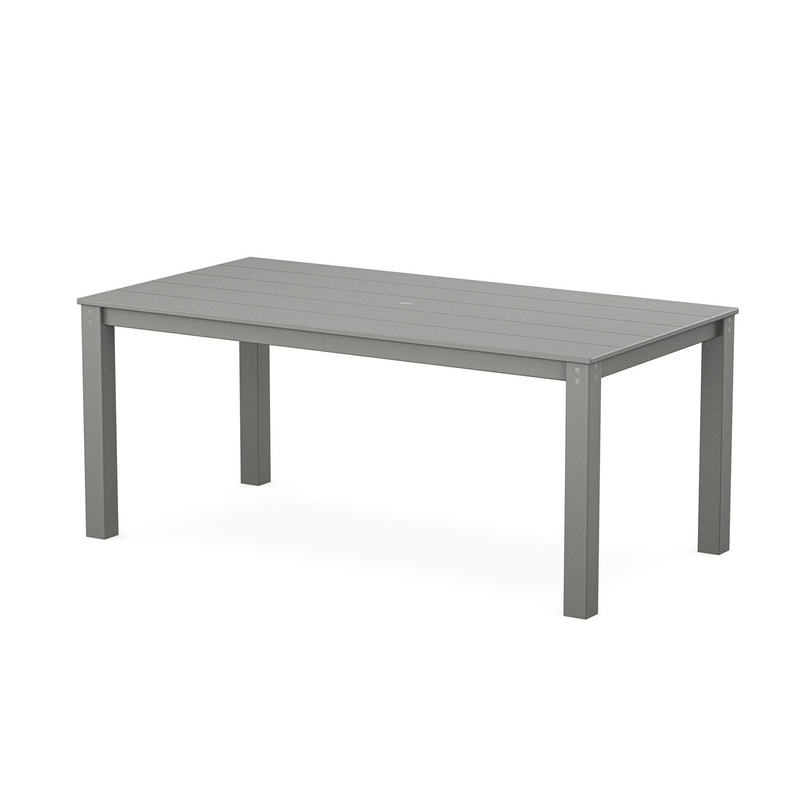 POLYWOOD® Tables 72" Patio Dining Table, Slate Gray