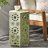 Crackle Patio Side Table - 14.23"D X 14.23"W 21.38"H, Cut Out, Modern Look Option-123223882-123223885