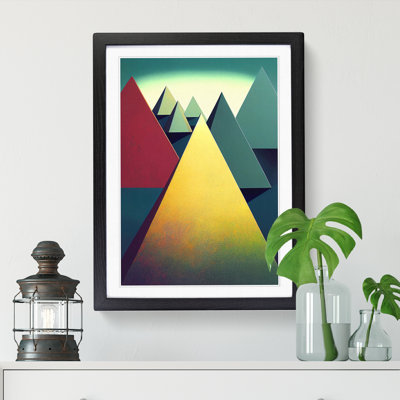 Pyramids Abstract Vol.3 - Single Picture Frame Print
