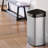 Automatic Touchless Motion Sensor Rectangular Trash Can, 13 Gal,(Black Trim)
