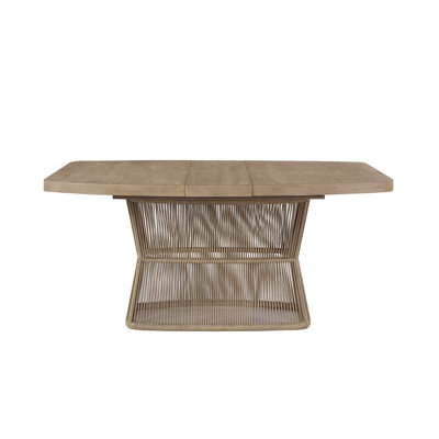 Dining Table - Toffe with Rope Base