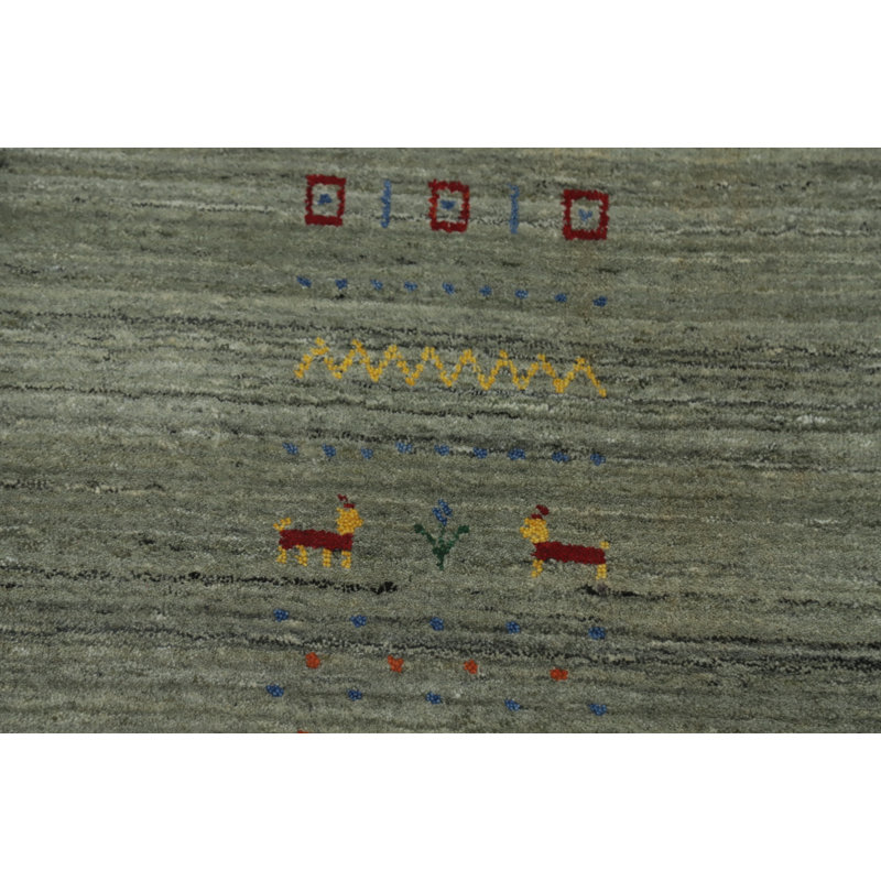 Tapis oriental fait à la main carré 12 x 12