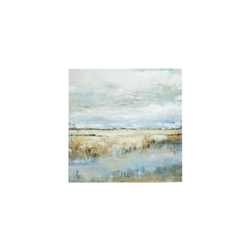 «Coastal Marsh» par Tava Studios - impression sur toile tendue, H 26 po x l 26 po x P 1,5 po, Toile tendue